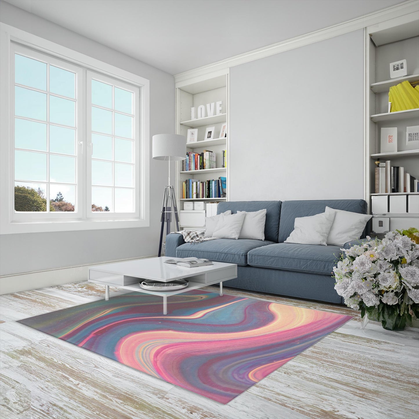 Bold & colourful area Rug