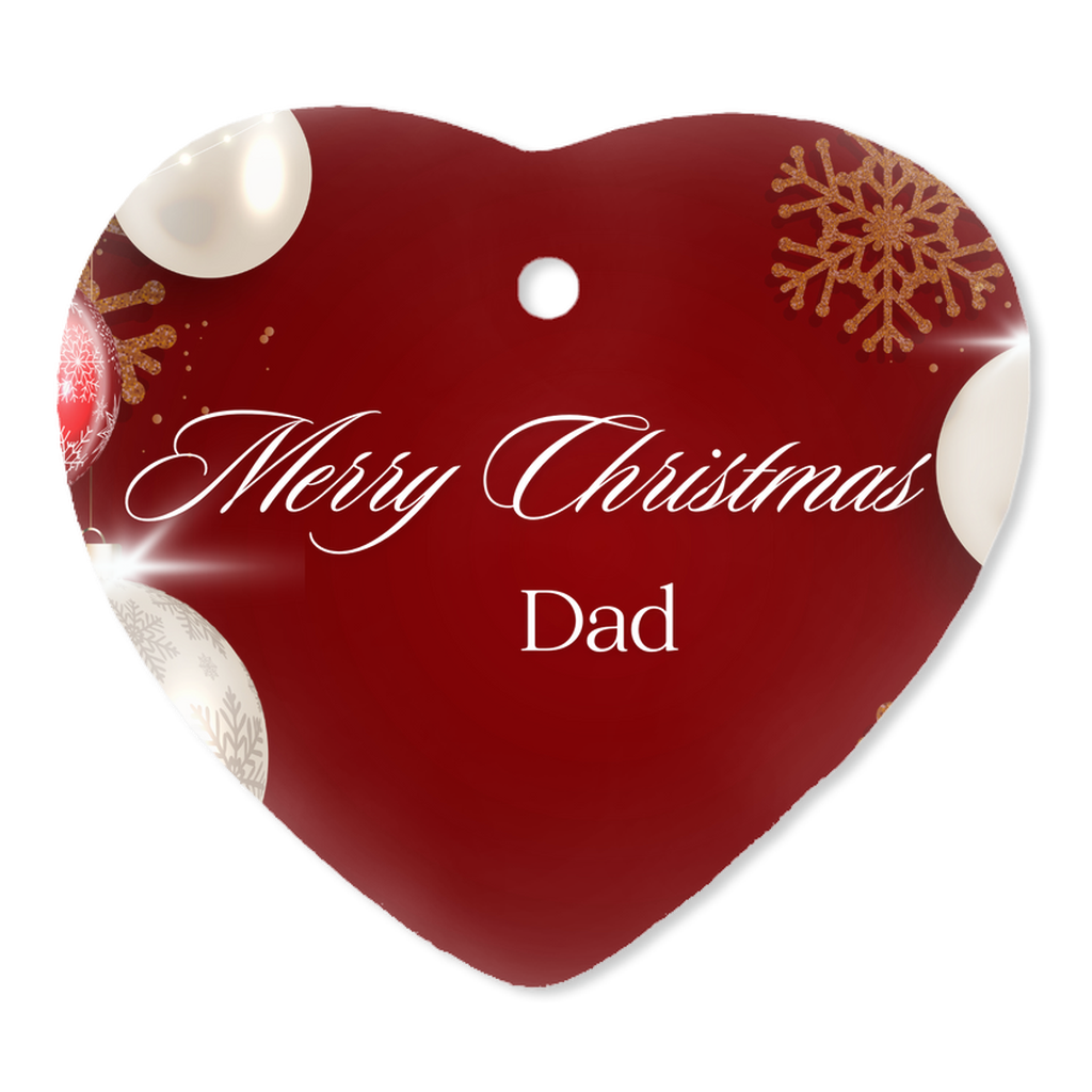 Dad Porcelain Ornaments