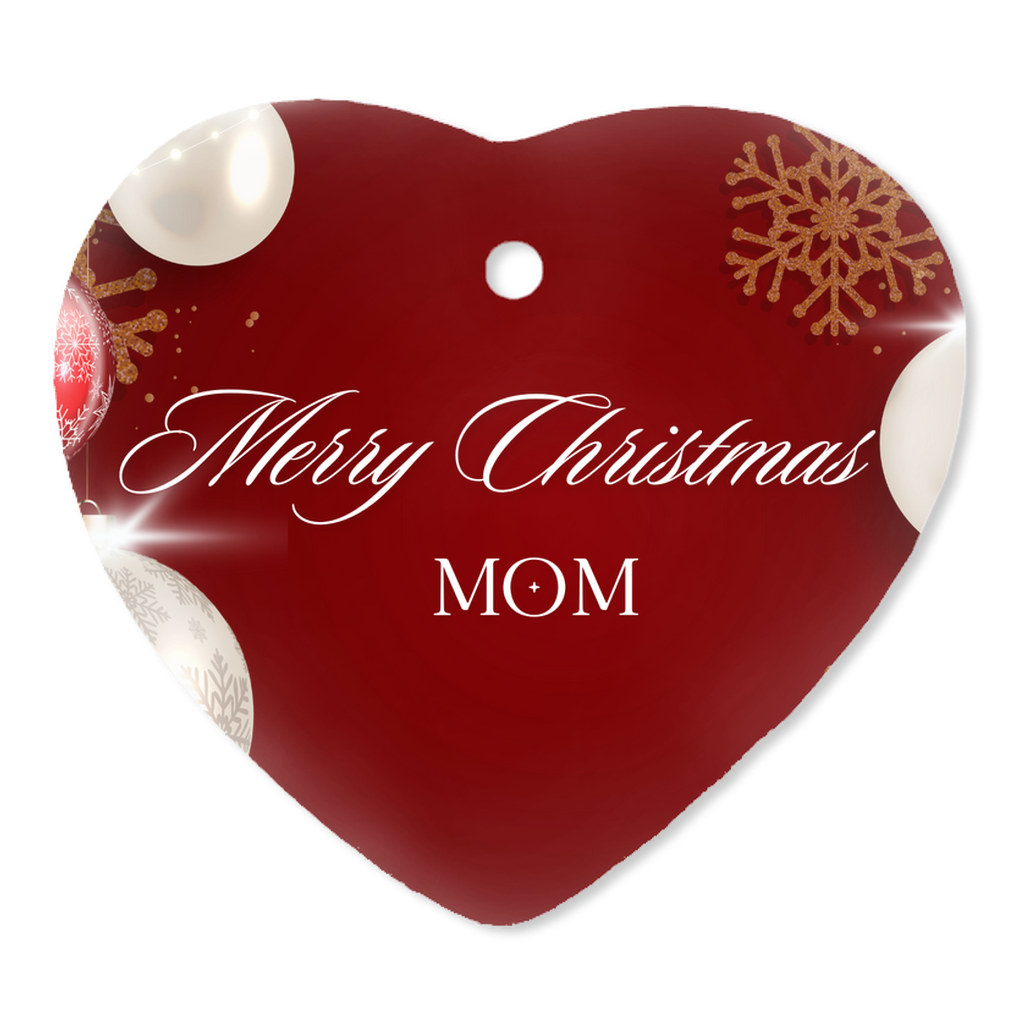 Mom Porcelain Ornaments