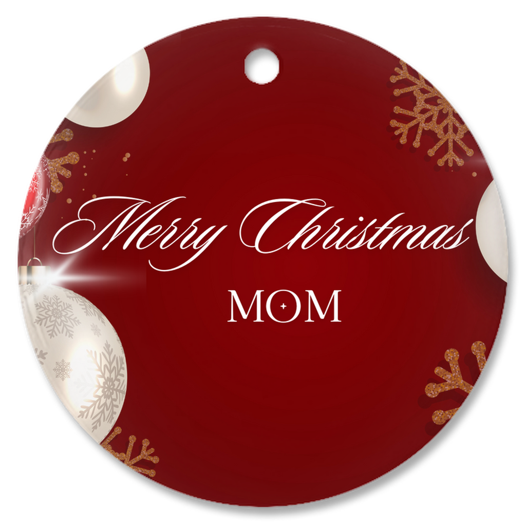 Mom Porcelain Ornaments